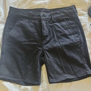 Black Casual Shorts